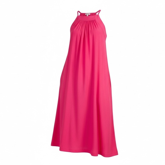 Trina Turk Floret Midi Dress XS NWT Hot Pink Shift Sleeveless Barbiecore  Preppy - mordernwear.com